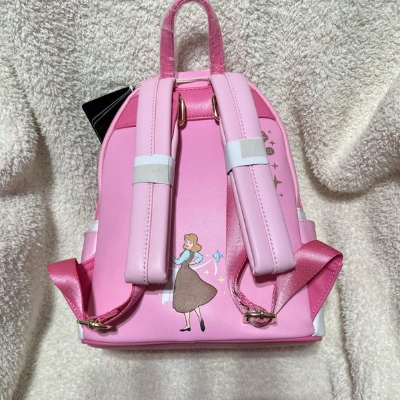 cinderella mice dressmakers mini backpack Loungefly Disney 75th Anniversary Pink Bow : Clothing, Shoes & Jewelry this mini backpack is perfect for carrying essentials while adding a touch of whimsy to any outfit. Loungefly Disney Cinderella Gus Gus